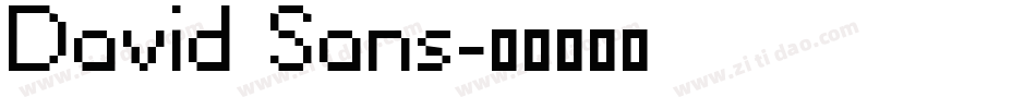 David Sans字体转换